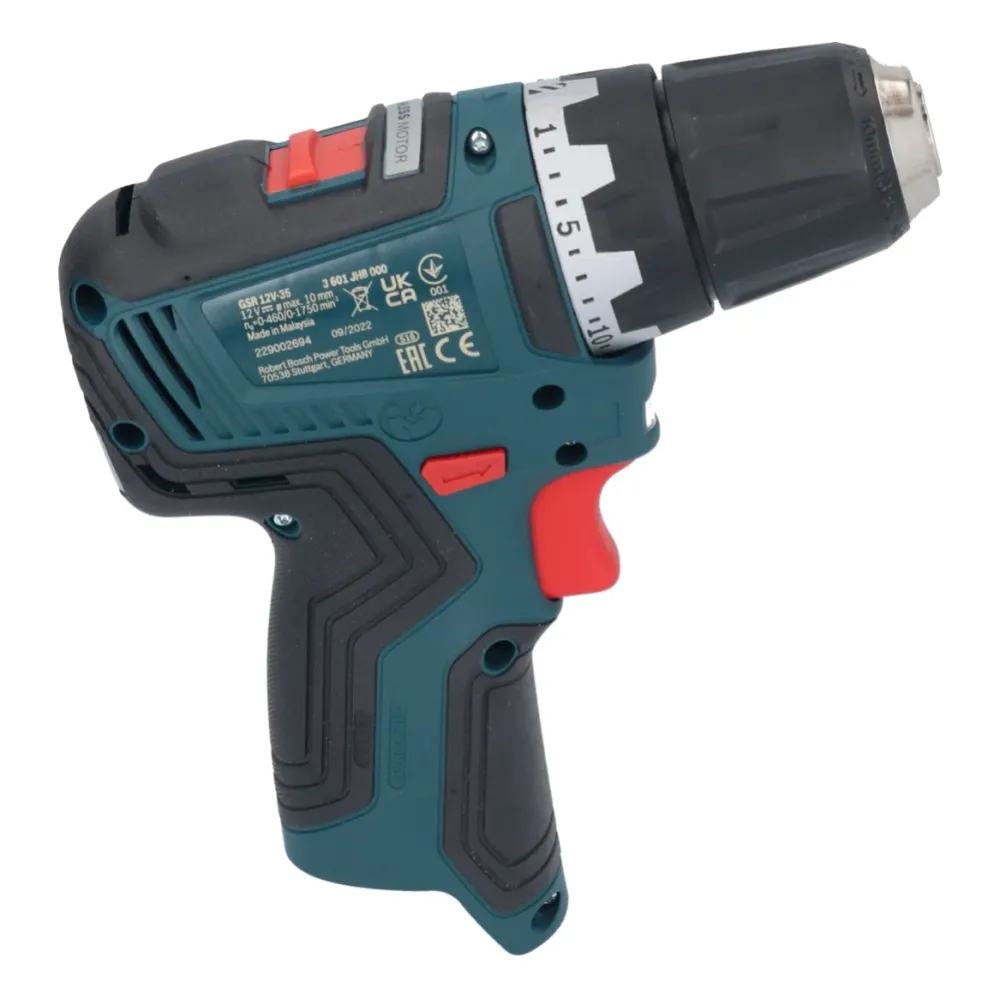 Bosch GSR 12V-35 Profesjonalna akumulatorowa wiertarko-wkrętarka 12 V 35 Nm bezszczotkowa ( 06019H8001 ) + L-Boxx - bez ak...