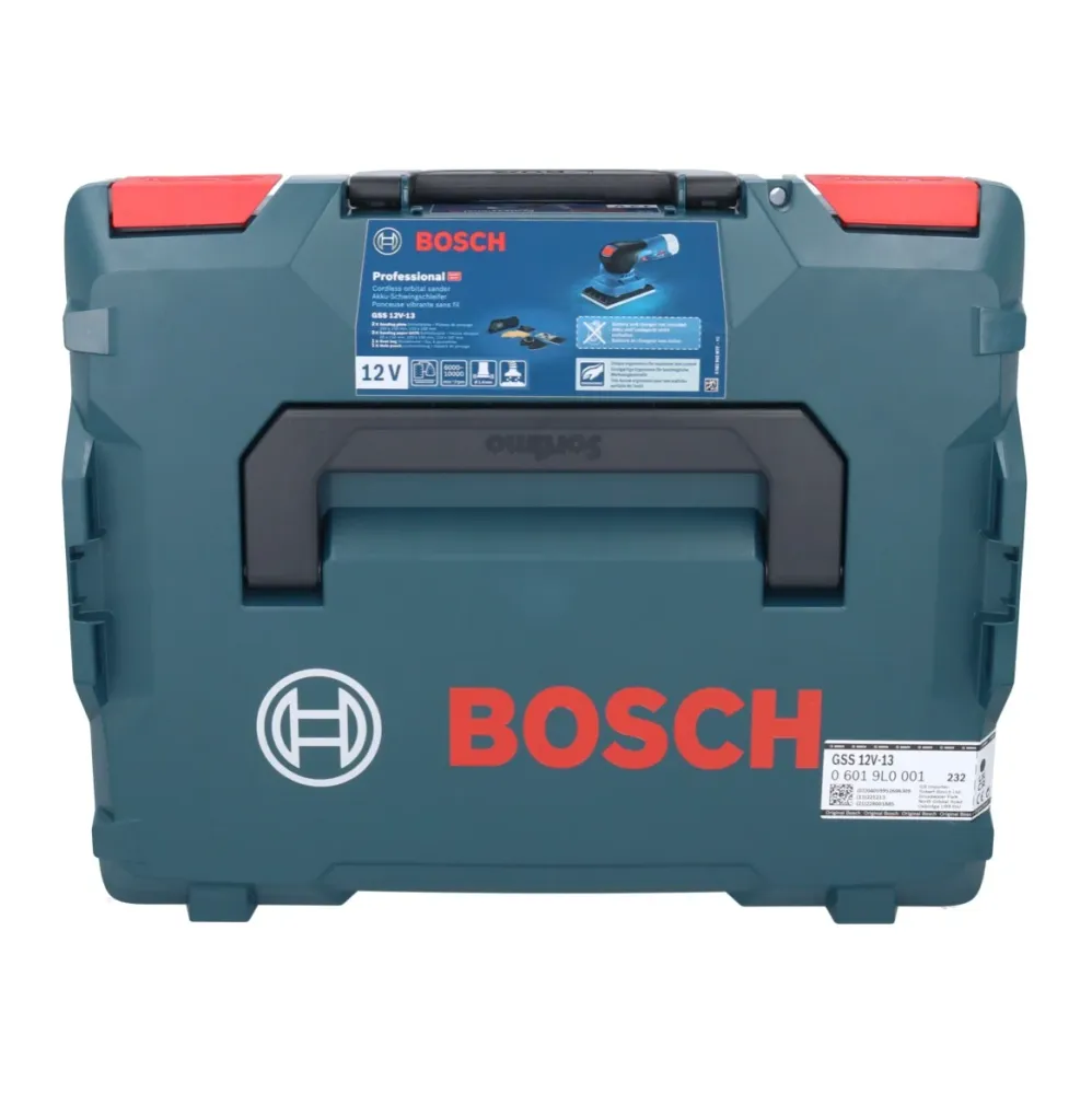 Bosch GSS 12V-13 Professional akumulatorowa szlifierka oscylacyjna 12 V + 1x akumulator 2,0 Ah + ładowarka + L-BOXX Bosch...