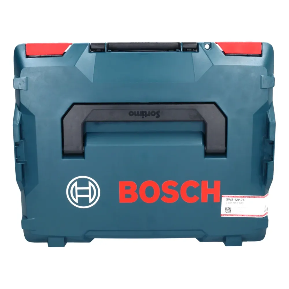 Bosch GWS 12V-76 Profesjonalna akumulatorowa szlifierka kątowa 12 V 76 mm bezszczotkowa ( 06019F200B ) + 2x akumulator 3,0...