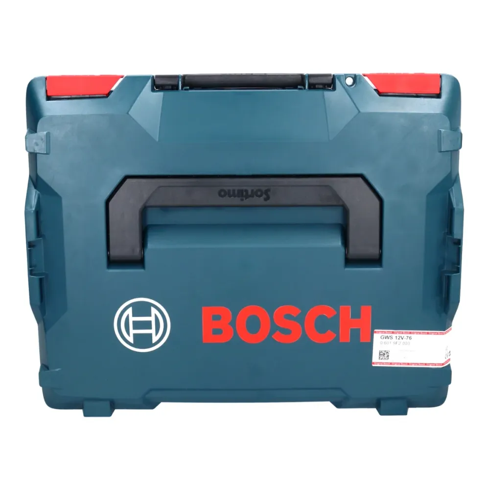 Bosch GWS 12V-76 Profesjonalna akumulatorowa szlifierka kątowa 12 V 76 mm bezszczotkowa + 1x akumulator 6,0 Ah + ładowarka...