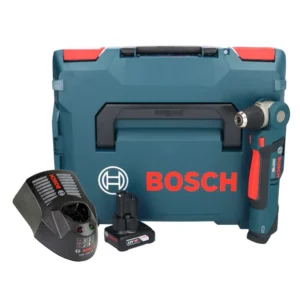 Bosch Professional GWB 12V-10 akumulatorowa wiertarko-wkrętarka kątowa 12 V + 1x akumulator 6,0 Ah + ładowarka + L-Boxx