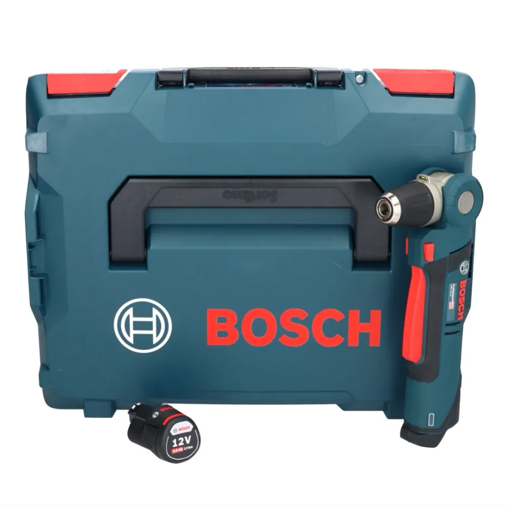 Bosch Professional GWB 12V-10 akumulatorowa wiertarko-wkrętarka kątowa 12 V + 1x akumulator 3,0 Ah + L-Boxx - bez ładowarki