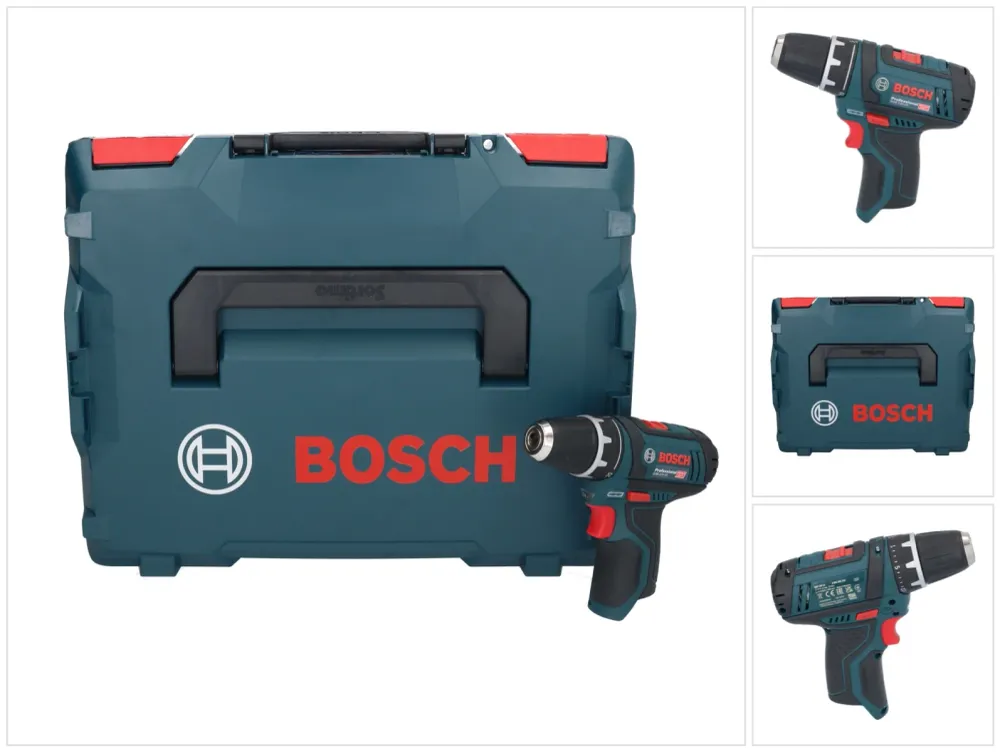 Wiertarko-wkrętarka akumulatorowa Bosch GSR 12V-15 Professional 12 V 30 Nm + L-Boxx ( 060186810D ) - bez akumulatora, bez...