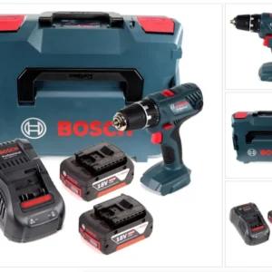 Wiertarko-wkrętarka akumulatorowa Bosch Professional GSR 18V-21 18V 55Nm + 2x akumulator 5.0Ah + ładowarka + L-Boxx