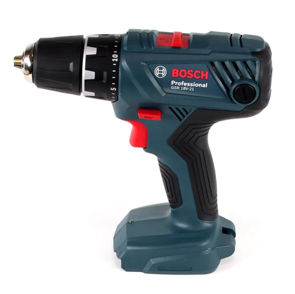 Wiertarko-wkrętarka akumulatorowa Bosch Professional GSR 18V-21 18V 55Nm + 2x akumulator 5.0Ah + ładowarka + L-Boxx
