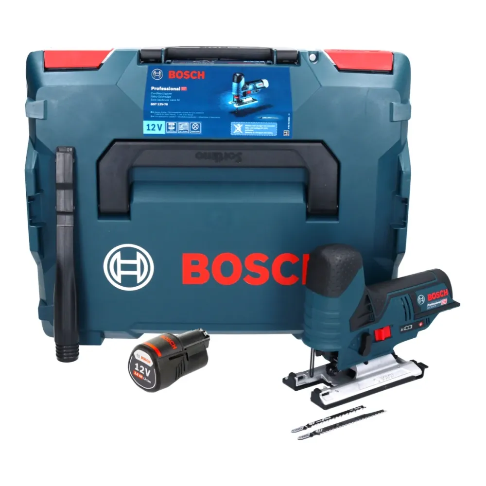 Wyrzynarka akumulatorowa Bosch GST 12V-70 Professional 12 V + 1x akumulator 3,0 Ah + L-Boxx - bez ładowarki Bosch Professi...