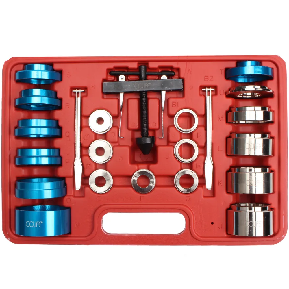 Crank Seal Tool Crankshaft Oil Seal Removal Installation Tool Remover Installer Kit Puller 20 pcs