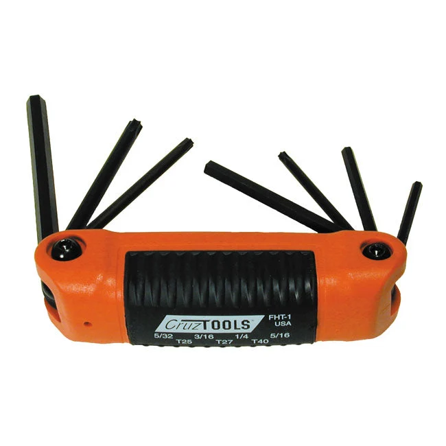 Cruztools Składany imbus i Torx Rozmiary amerykańskie