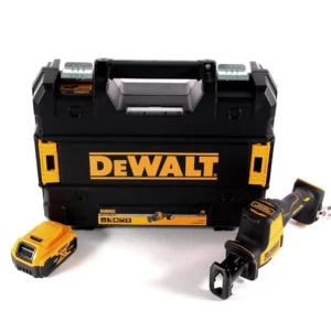 Akumulatorowa pilarka szablasta DeWalt DCS 369 NT 18 V + 1x akumulator 5,0 Ah + TSTAK - bez ładowarki