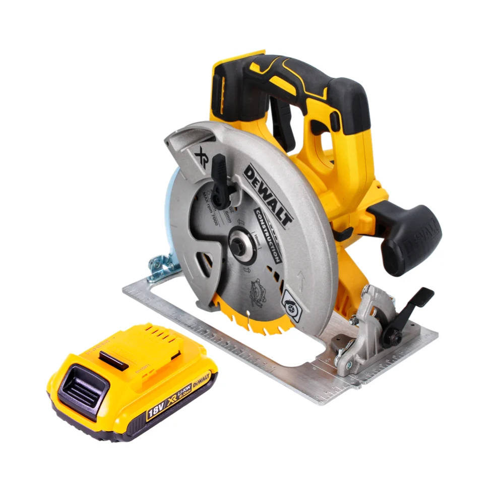 Akumulatorowa pilarka tarczowa DeWalt DCS 570 18 V 184 mm bezszczotkowa + 1x akumulator 2,0 Ah - bez ładowarki