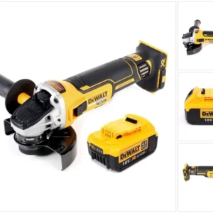 Akumulatorowa szlifierka kątowa DeWalt DCG 405 N 18V 125mm bezszczotkowa + 1x akumulator 4.0Ah - bez ładowarki