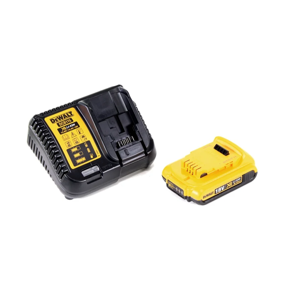 Akumulatorowa szlifierka wibracyjna DeWalt DCW 200 D1 18 V 108x115 mm + 1x akumulator 2,0 Ah + ładowarka + TSTAK