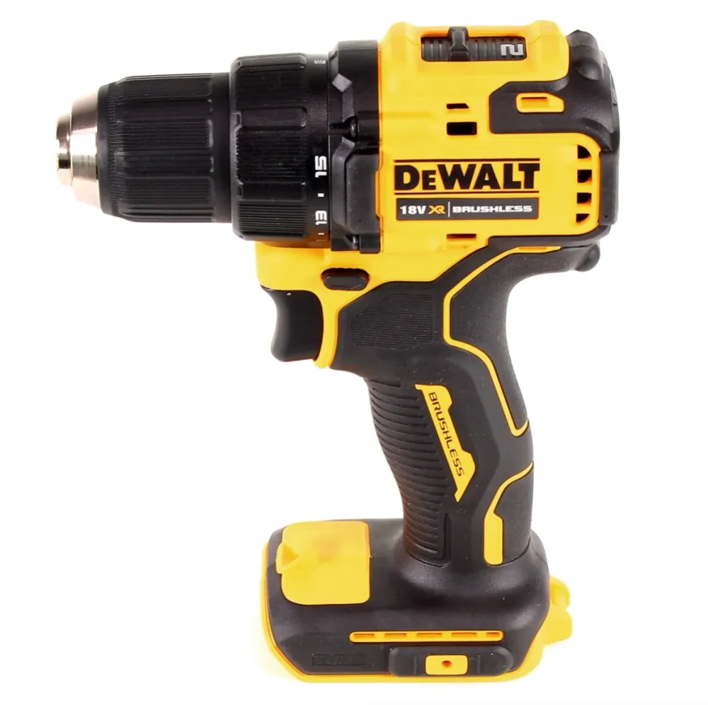Akumulatorowa wiertarko-wkrętarka DeWalt DCD 708 D1T 18V 65Nm bezszczotkowa + 1x akumulator 2.0Ah + ładowarka + TSTAK