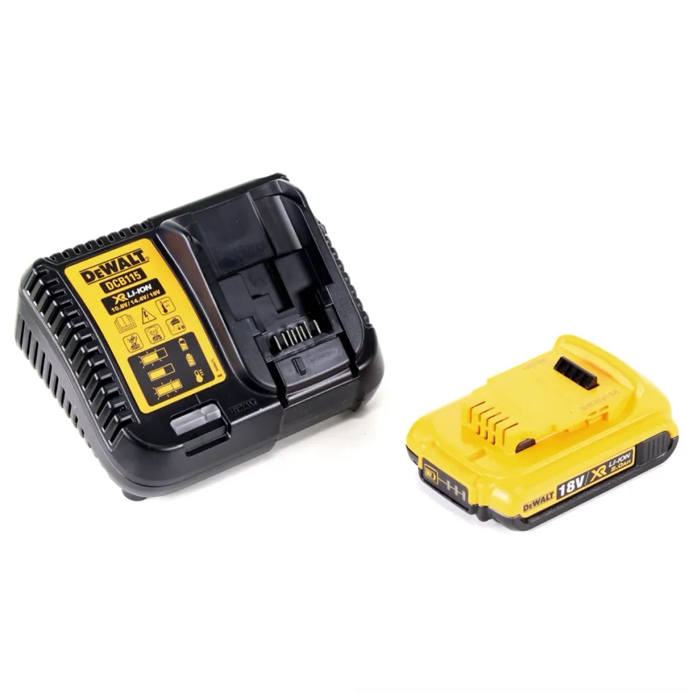 Akumulatorowa wiertarko-wkrętarka DeWalt DCD 708 D1T 18V 65Nm bezszczotkowa + 1x akumulator 2.0Ah + ładowarka + TSTAK