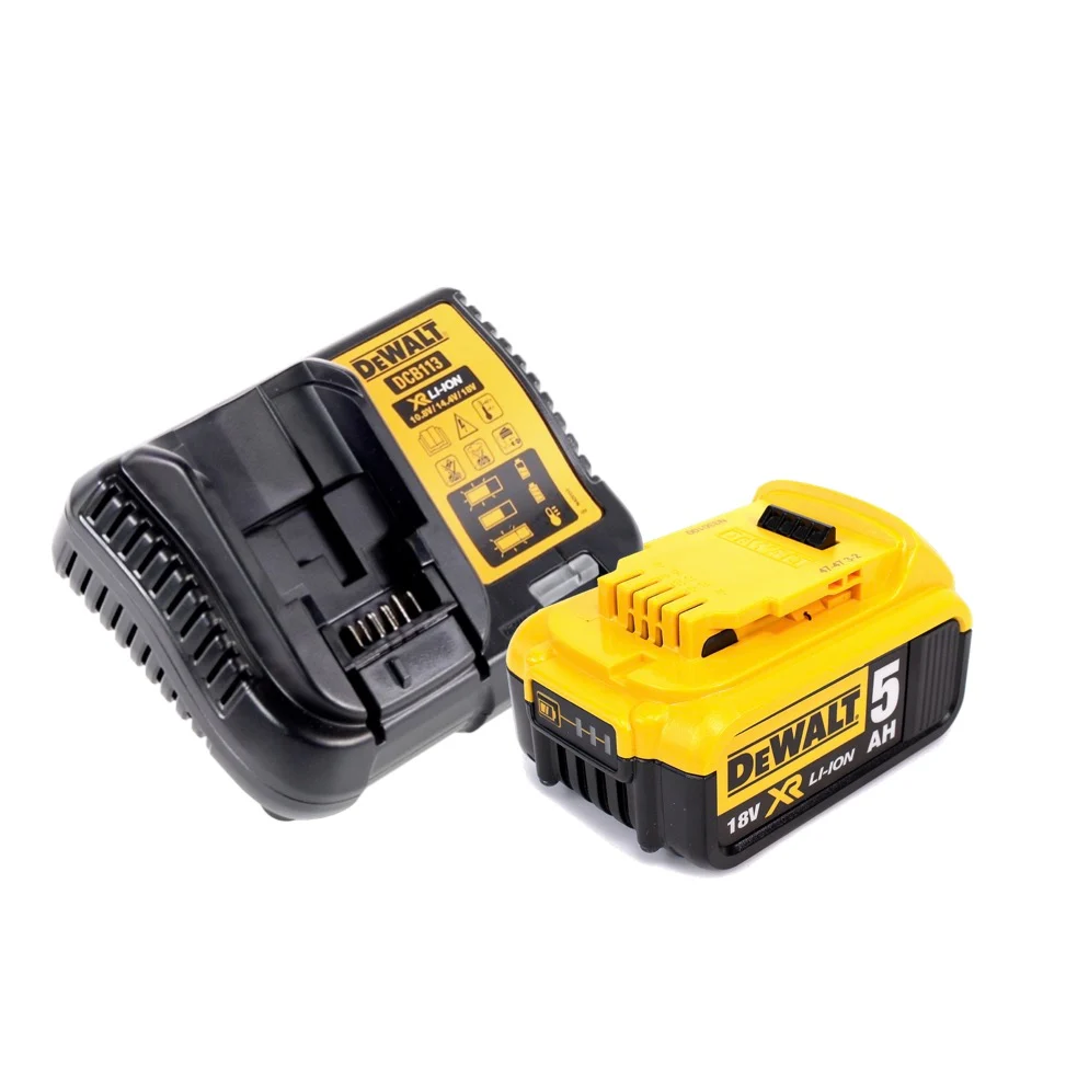 Akumulatorowa wiertarko-wkrętarka udarowa DeWalt DCH 172 P1 18 V 16 mm 1,4 dżula SDS plus Brushless + 1x akumulator 5,0 Ah...
