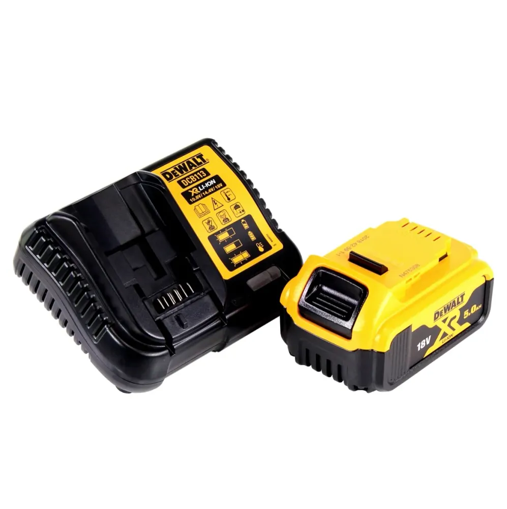 Akumulatorowa wyrzynarka wahadłowa DeWalt DCS 334 P1 18 V bezszczotkowa + 1x akumulator 5,0 Ah + ładowarka