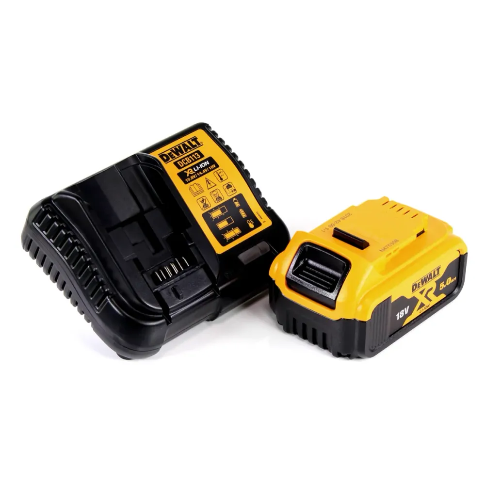 Akumulatorowe narzędzie wielofunkcyjne DeWalt DCS 356 P1 18 V bezszczotkowe + 35 akcesoriów + 1x akumulator 5,0 Ah + ładow...