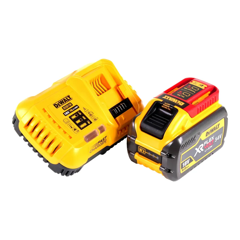 DeWalt DCS 579 X1T Akumulatorowa pilarka tarczowa 54 V FlexVolt 190 mm bezszczotkowa + 1x akumulator 9,0 Ah + ładowarka +...