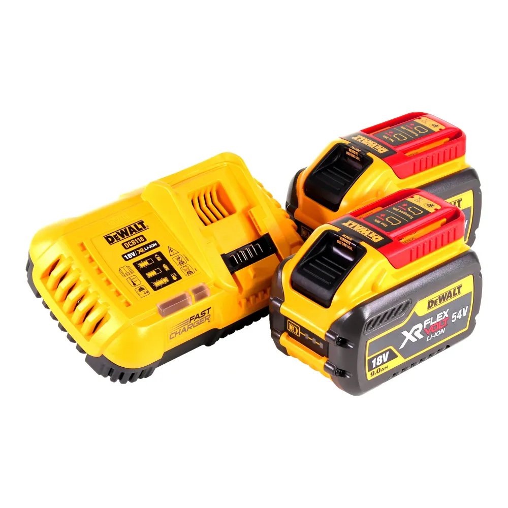 DeWalt DCS 579 X2T Akumulatorowa pilarka tarczowa 54 V FlexVolt 190 mm bezszczotkowa + 2x akumulator 9,0 Ah + ładowarka +...