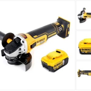 DeWalt DCG 405 N akumulatorowa szlifierka kątowa 18V 125mm bezszczotkowa + 1x akumulator 5.0Ah - bez ładowarki