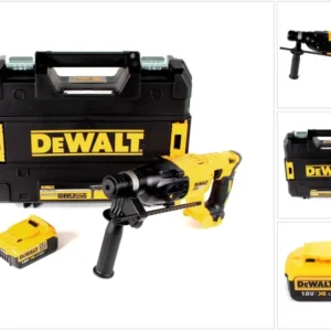 DeWalt DCH 133 NT Akumulatorowy młot udarowo-obrotowy 18V 2.6J SDS plus Brushless + 1x akumulator 4.0Ah + TSTAK - bez łado...