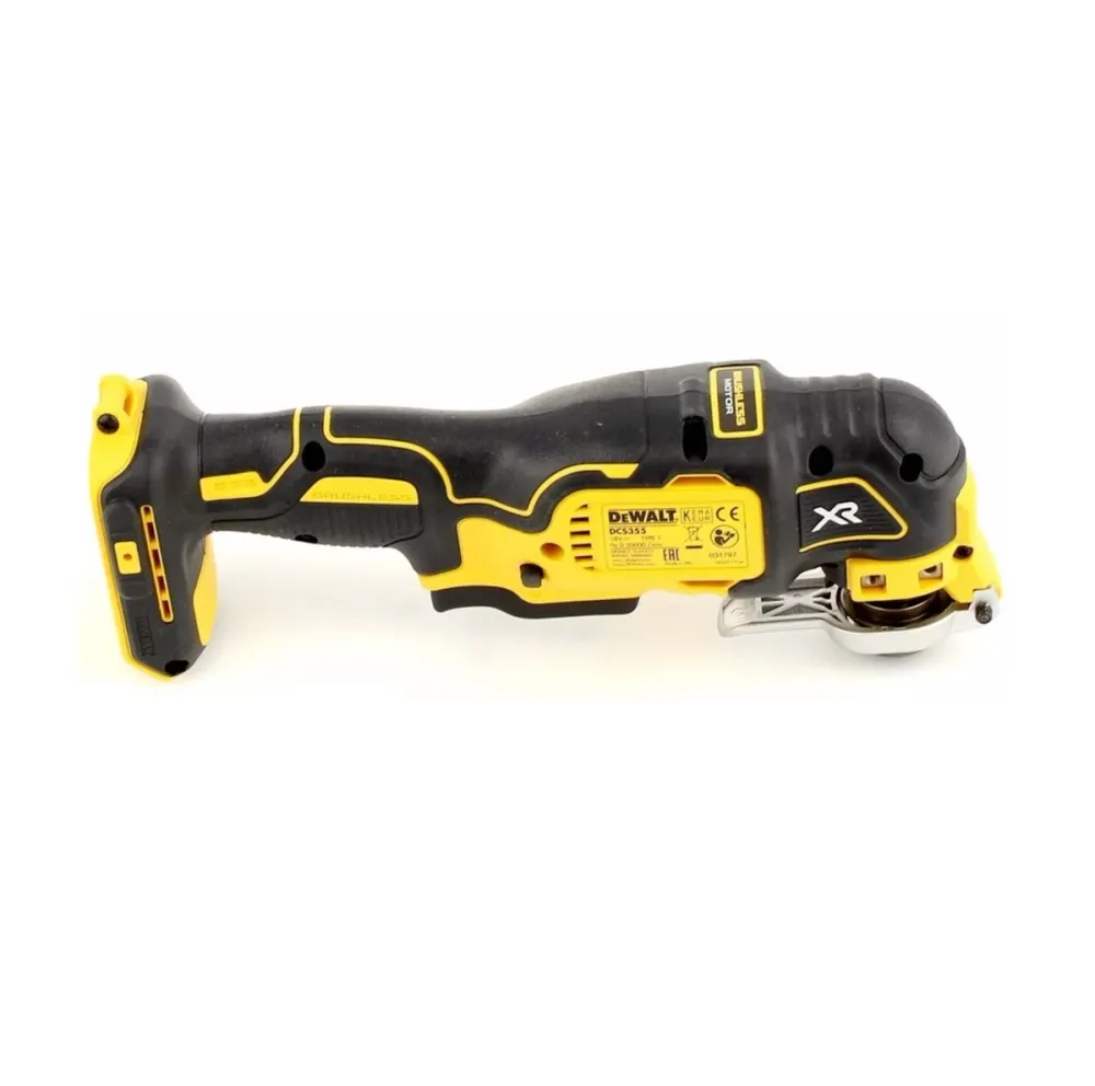 DeWalt DCS 355 N akumulatorowe oscylacyjne narzędzie wielofunkcyjne 18 V bezszczotkowe + 29 szt. akcesoriów + 4x brzeszczo...