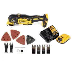 DeWalt DCS 355 D1 akumulatorowe oscylacyjne narzędzie wielofunkcyjne 18 V bezszczotkowe + 1x akumulator 2,0 Ah + ładowarka...
