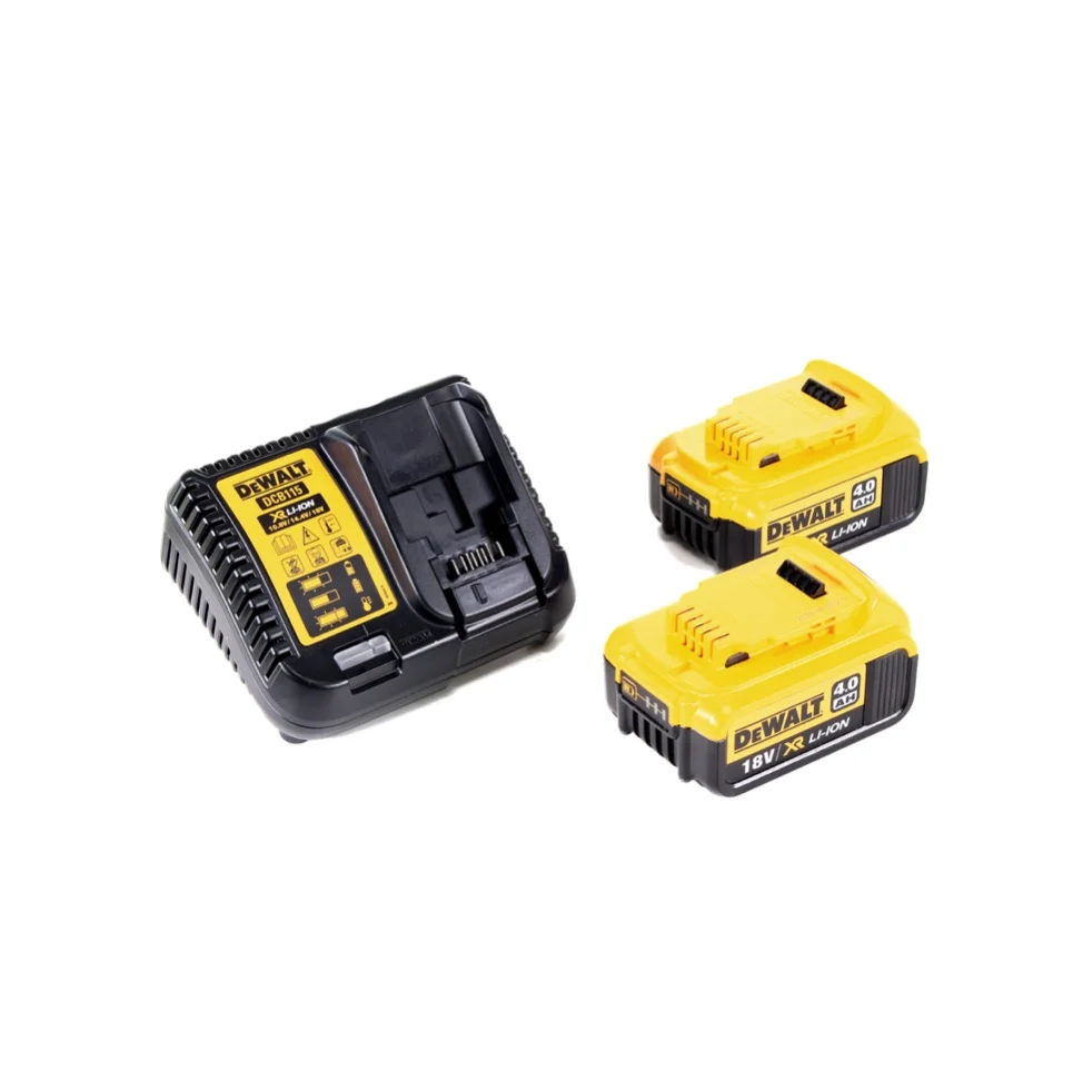 DeWalt DCW 200 M2 akumulatorowa szlifierka wibracyjna 18 V 108x115 mm + 2x akumulator 4,0 Ah + ładowarka + TSTAK