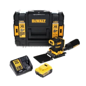 DeWalt DCW 200 M1 akumulatorowa szlifierka wibracyjna 18 V 108x115 mm + 1x akumulator 4,0 Ah + ładowarka + TSTAK
