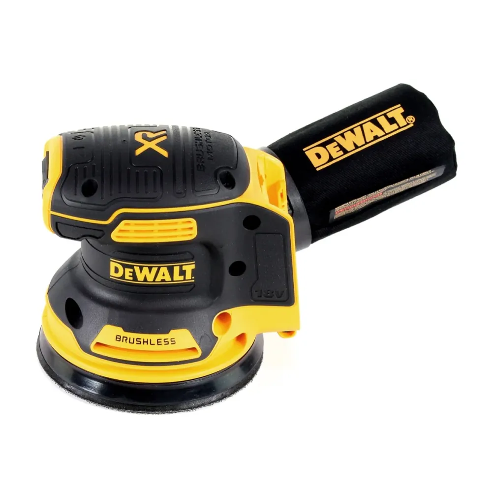 DeWalt DCW 210 D2 akumulatorowa szlifierka mimośrodowa bezszczotkowa 18 V 12 000 obr/min 125 mm + 2x akumulatory 2,0 Ah +...