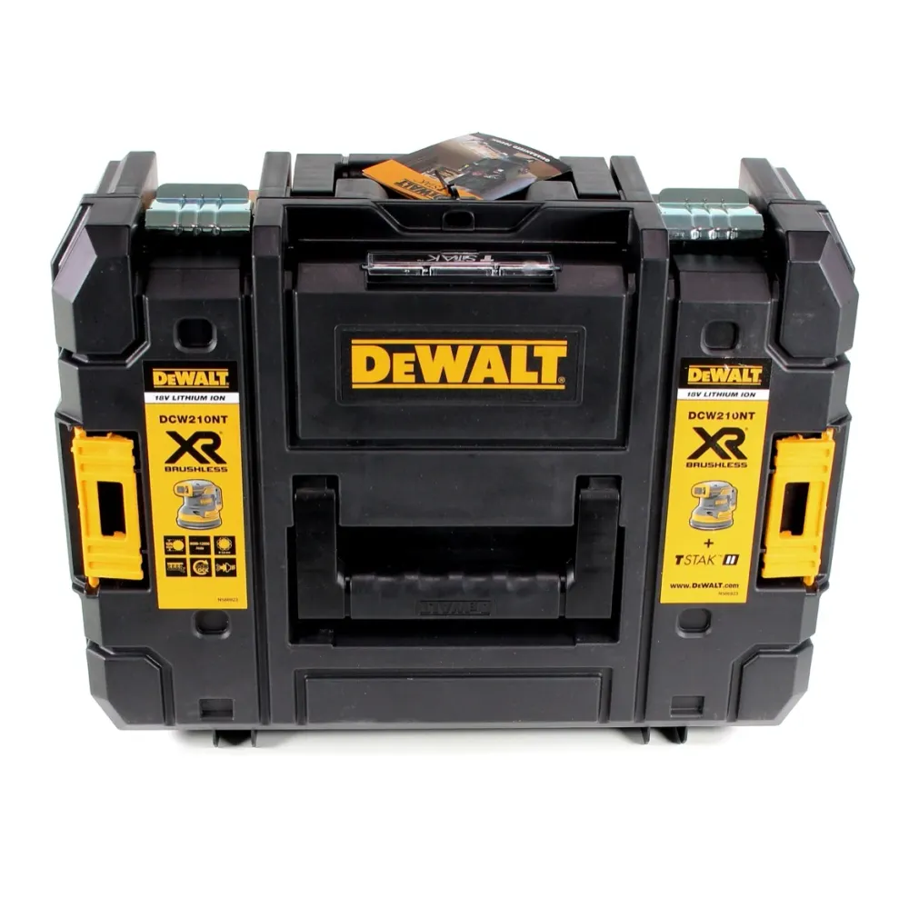 DeWalt DCW 210 M1 akumulatorowa szlifierka oscylacyjna bezszczotkowa 18 V 12 000 obr./min 125 mm + 1x akumulator 4,0 Ah +...