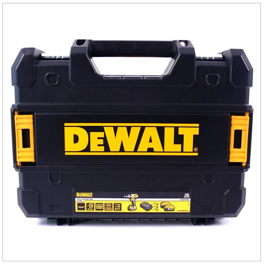 Walizka narzędziowa DeWalt TSTAK do wkrętarki akumulatorowej DeWalt 18 V do akumulatorów 3,0 / 4,0 / 5,0 AH
