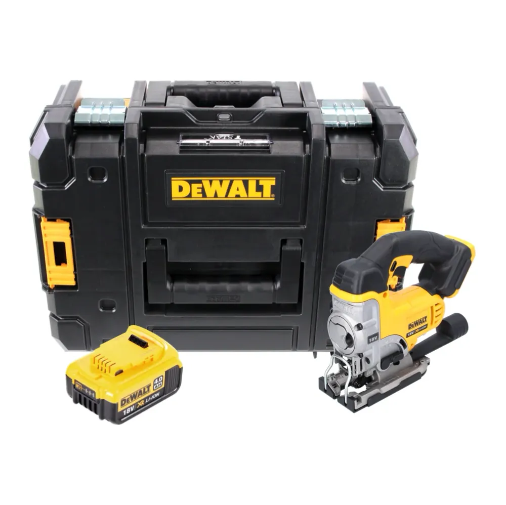 Wyrzynarka akumulatorowa DeWalt DCS 331 NT 18 V + 1x akumulator 4,0 Ah + TSTAK - bez ładowarki