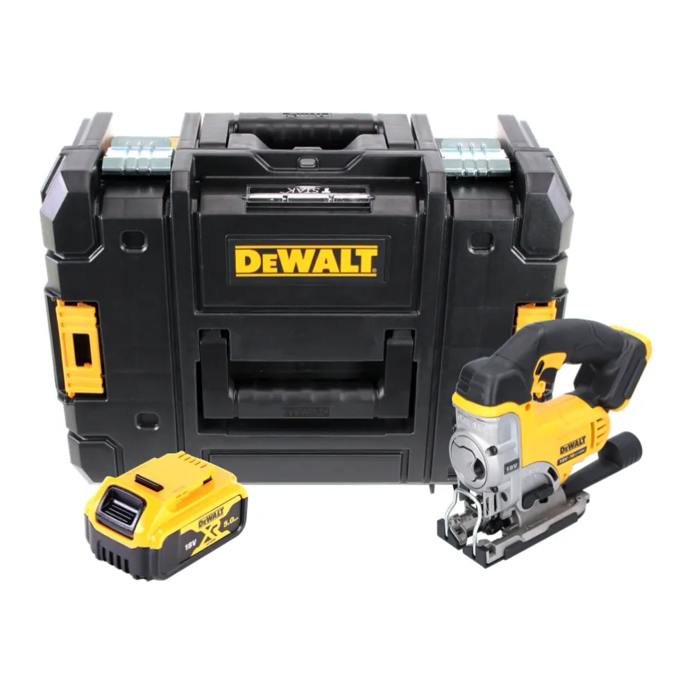Wyrzynarka akumulatorowa DeWalt DCS 331 NT 18 V + 1x akumulator 5,0 Ah + TSTAK - bez ładowarki