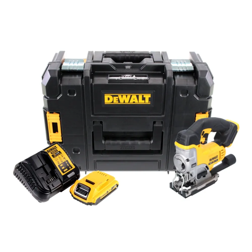Wyrzynarka akumulatorowa DeWalt DCS 331 D1 18 V + 1x akumulator 2,0 Ah + ładowarka + TSTAK
