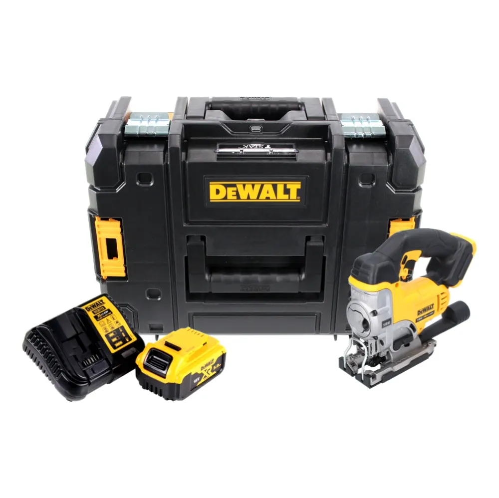 Wyrzynarka akumulatorowa DeWalt DCS 331 P1 18 V + 1x akumulator 5,0 Ah + ładowarka + TSTAK