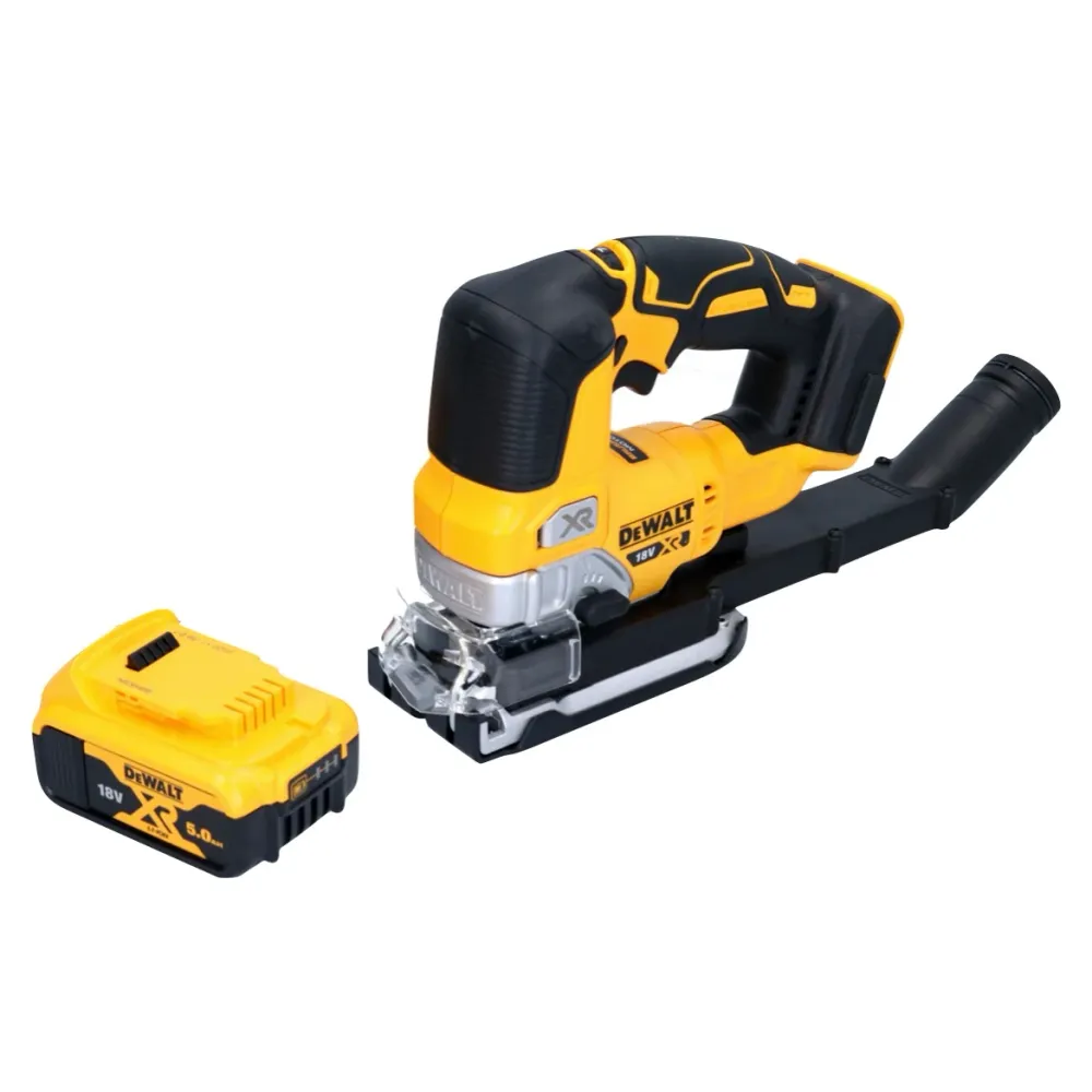 Wyrzynarka akumulatorowa DeWalt DCS 334 N 18 V bezszczotkowa + 1x akumulator 5,0 Ah - bez ładowarki