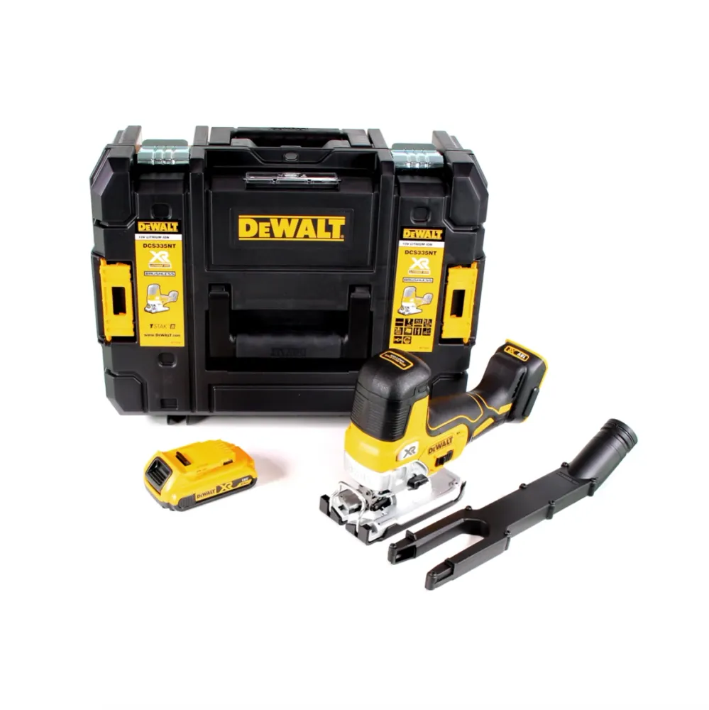 Wyrzynarka akumulatorowa DeWalt DCS 335 NT 18V + 1x akumulator 2,0 Ah w zestawie TSTAK - bez ładowarki