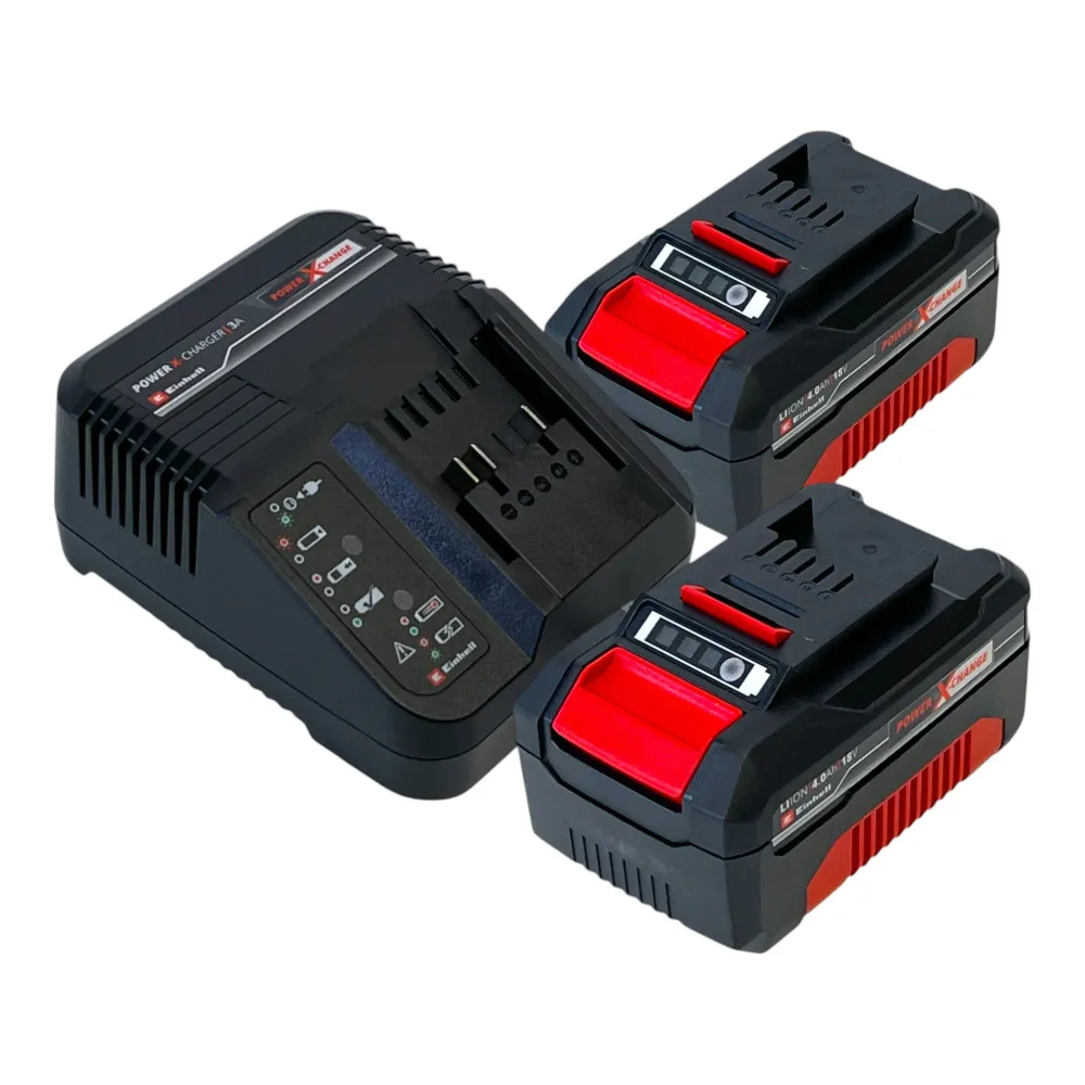 Einhell TE-DA 18/760 Li akumulatorowy odkurzacz do rur 18 V 7,6 m 55 mm + 2x akumulator 4,0 Ah + ładowarka