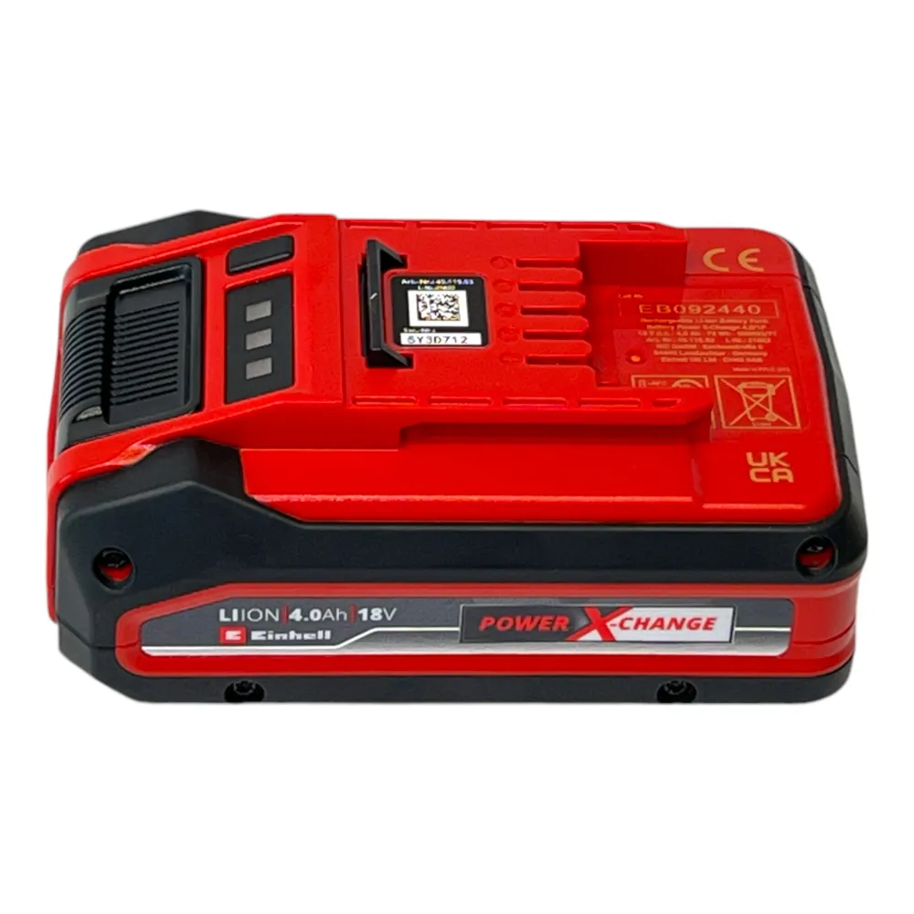 Einhell TE-DA 18/760 Li akumulatorowy odkurzacz do rur 18 V 7,6 m 55 mm + 1x akumulator PXC Plus 4,0 Ah - bez ładowarki