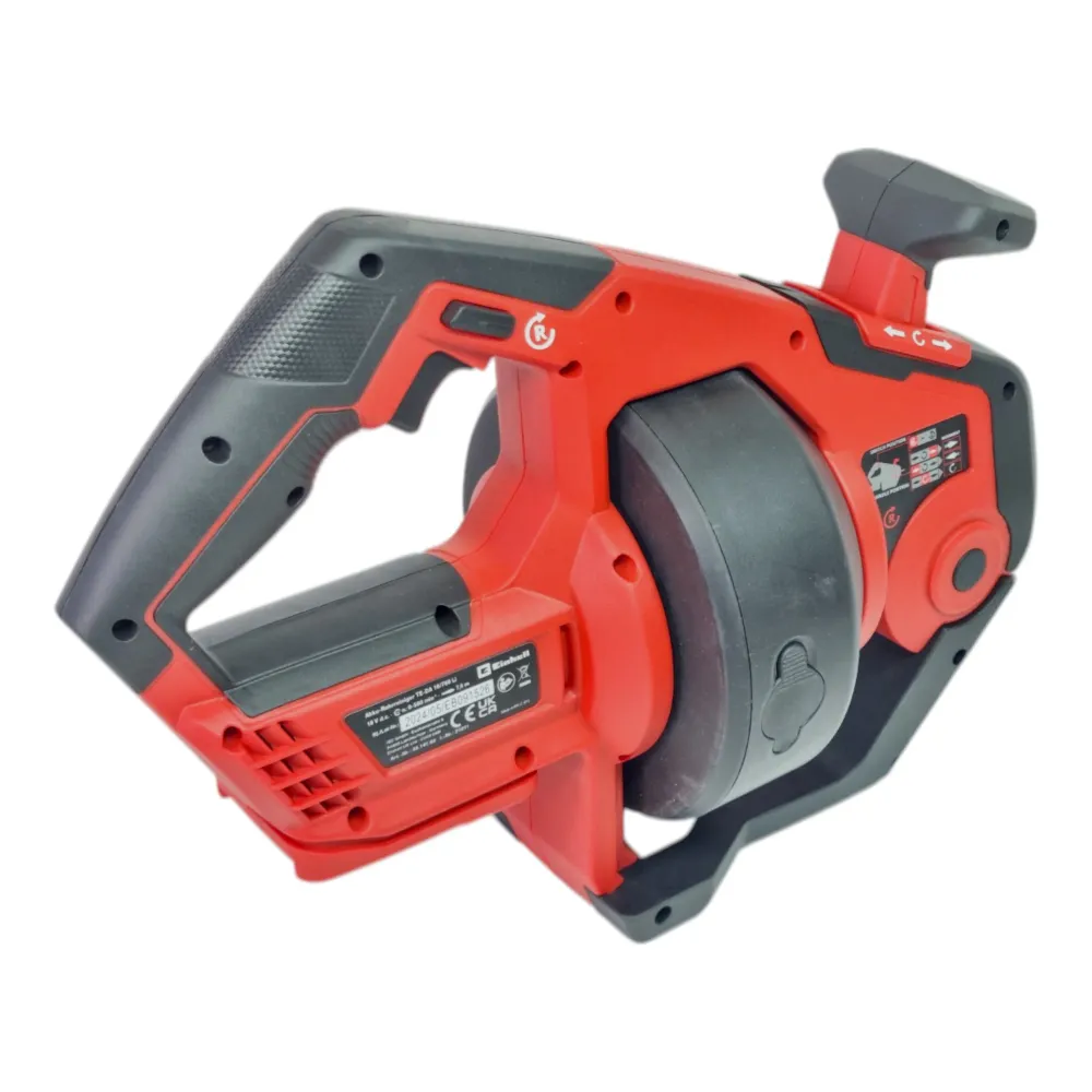 Einhell TE-DA 18/760 Li akumulatorowy odkurzacz do rur 18 V 7,6 m 55 mm + 1x akumulator PXC Plus 4,0 Ah - bez ładowarki