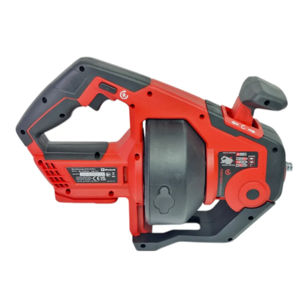 Einhell TE-DA 18/760 Li akumulatorowy odkurzacz do rur 18 V 7,6 m 55 mm + 1x akumulator 4,0 Ah + ładowarka