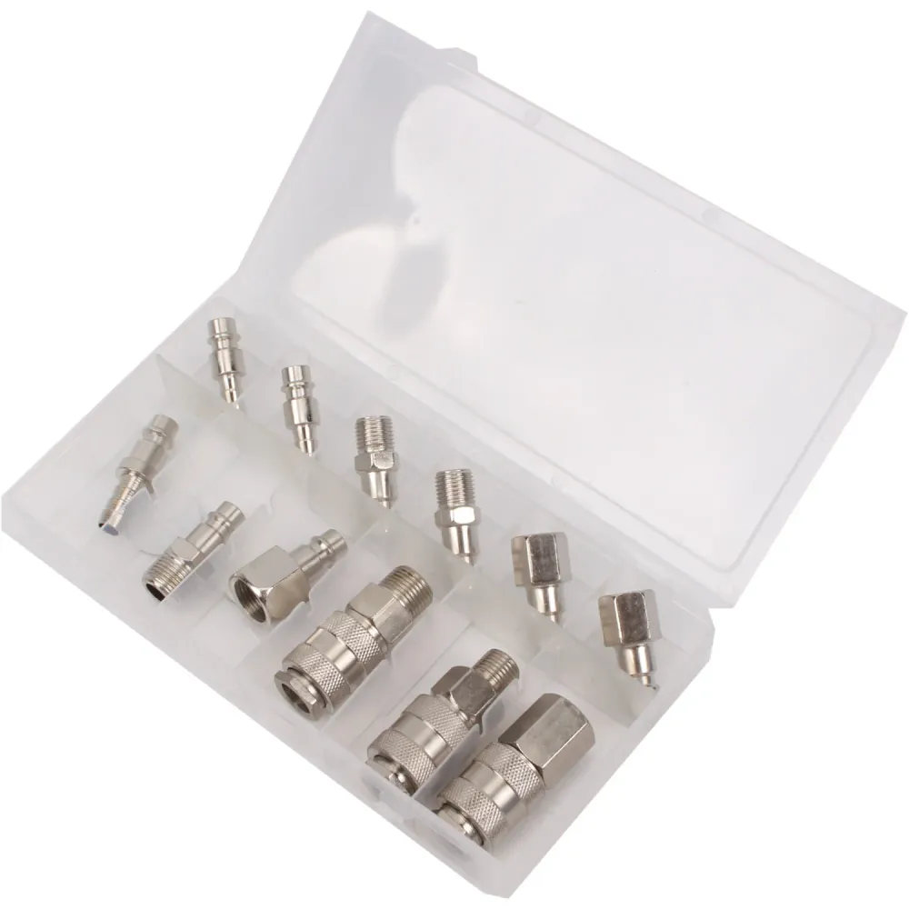 Euro Air Line Hose Quick Coupler Connector Adapter 12 szt.