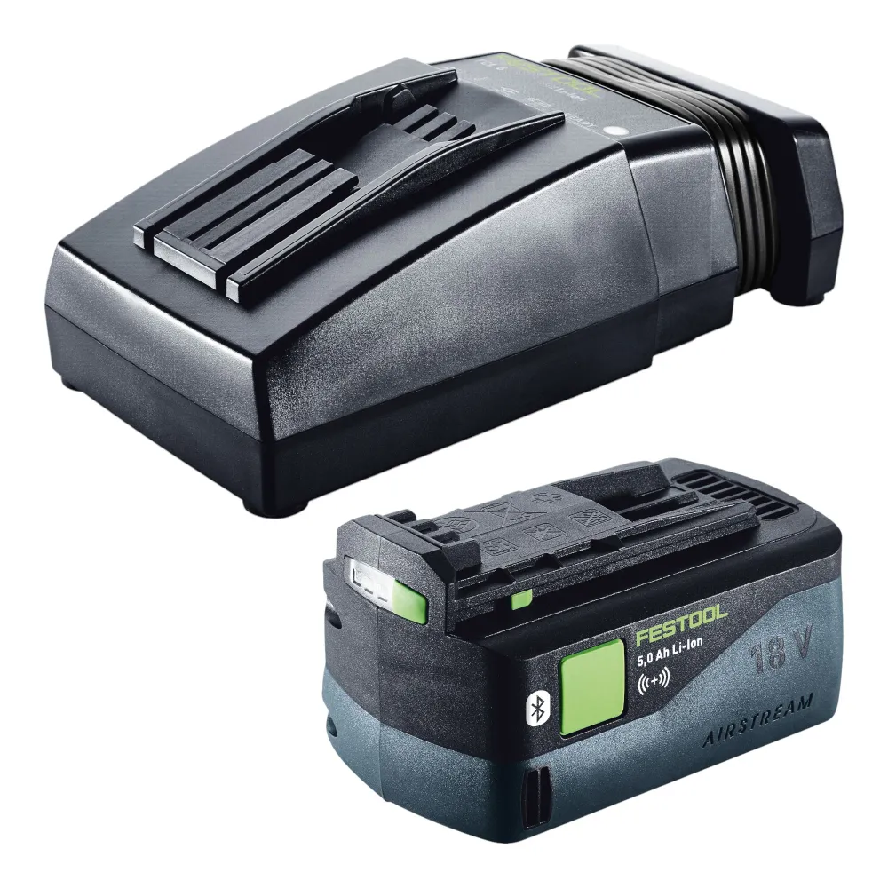 Festool ETSC 2 125-Basic akumulatorowa szlifierka oscylacyjna bezszczotkowa 18 V 125 mm + 1x akumulator 5,0 Ah + ładowarka...