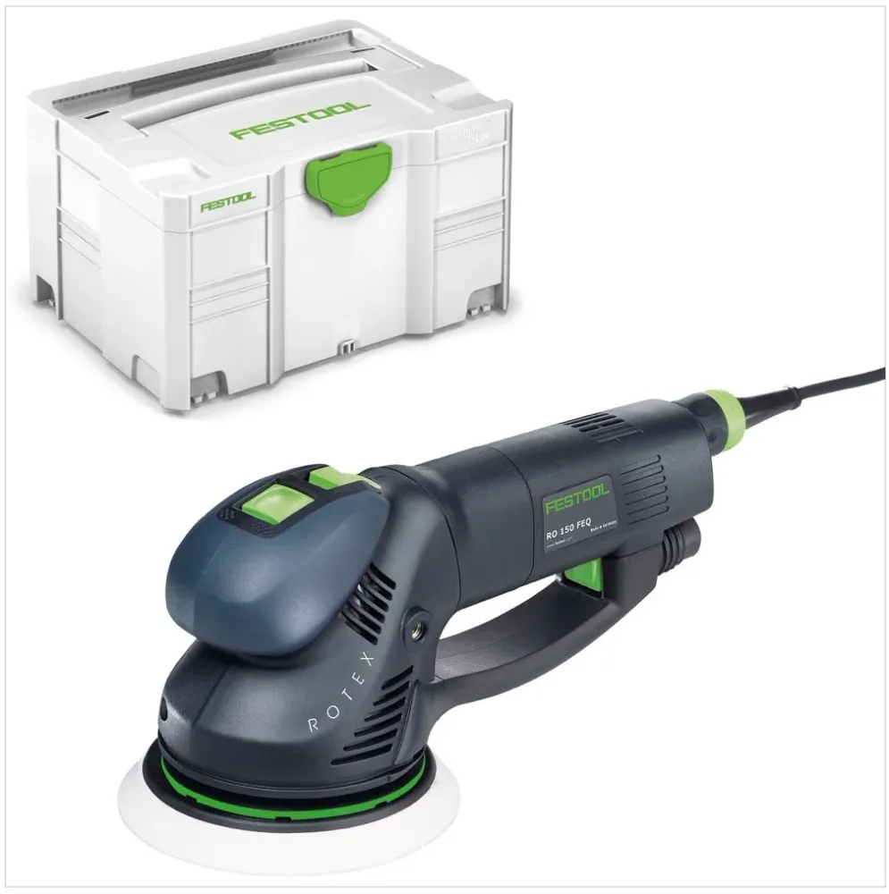 Festool RO 150 FEQ-Plus ROTEX szlifierka mimośrodowa 720W skok 5 mm ( 575069 ) w walizce + tarcza szlifierska
