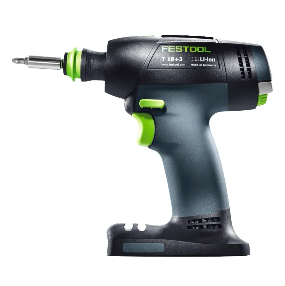 Festool T 18+3 Basic akumulatorowa wiertarko-wkrętarka 18 V 50 Nm bezszczotkowa + 1x akumulator 5,0 Ah + ładowarka - bez ł...