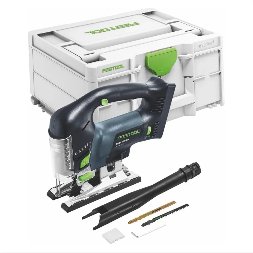 Festool CARVEX PSBC 420 EB-Basic akumulatorowa wyrzynarka wahadłowa 18 V 120 mm ( 576530 ) bezszczotkowa w systainerze - b...
