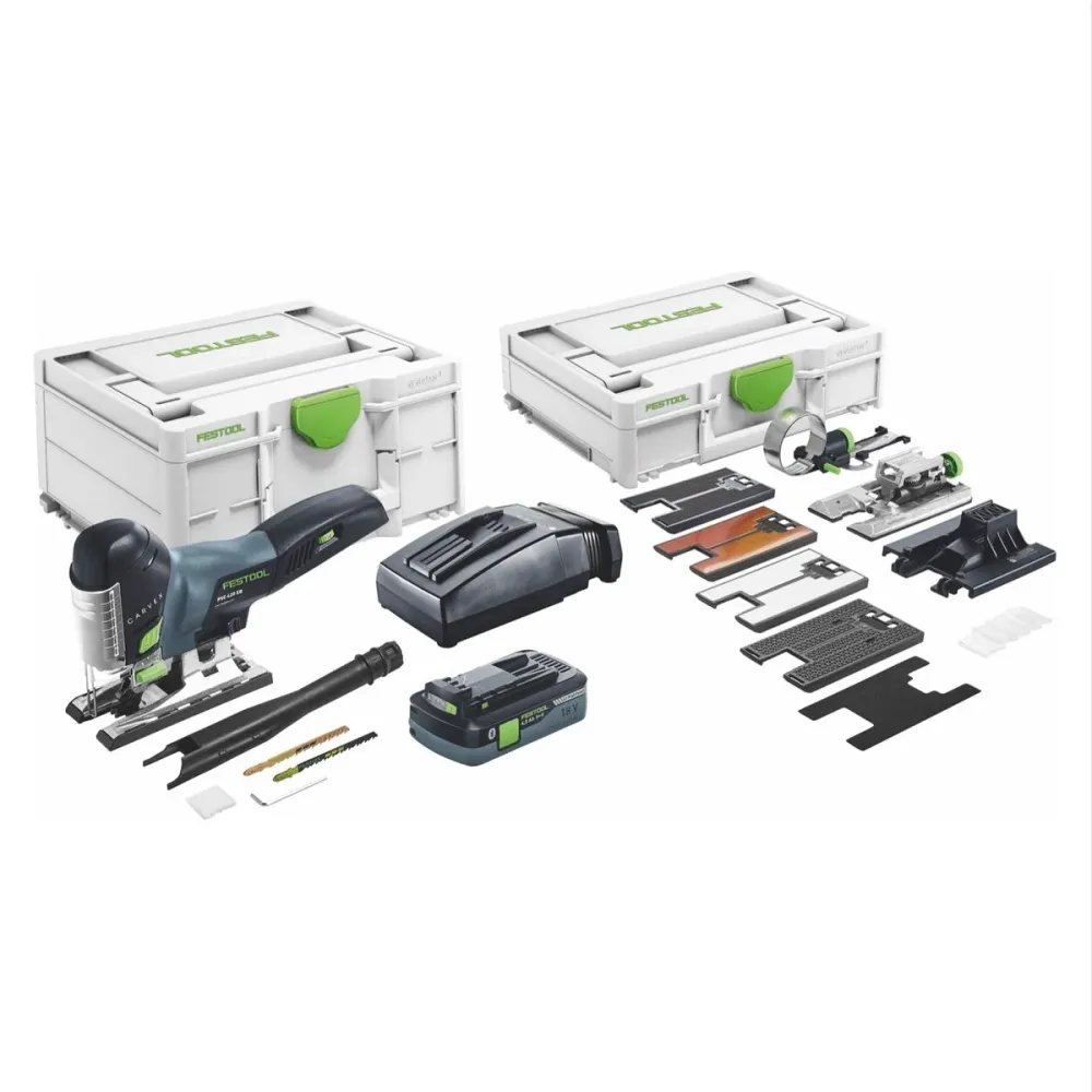 Festool CARVEX PSC 420 HPC 4,0 EBI-Set akumulatorowa wyrzynarka wahadłowa 18 V 120 mm ( 576523 ) bezszczotkowa + 1x akumul...
