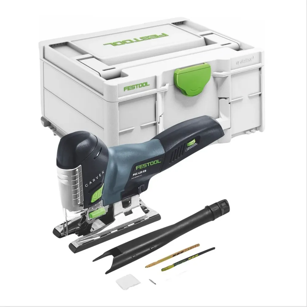 Festool CARVEX PSC 420 HPC 4,0 EBI-Set akumulatorowa wyrzynarka wahadłowa 18 V 120 mm ( 576523 ) bezszczotkowa + 1x akumul...