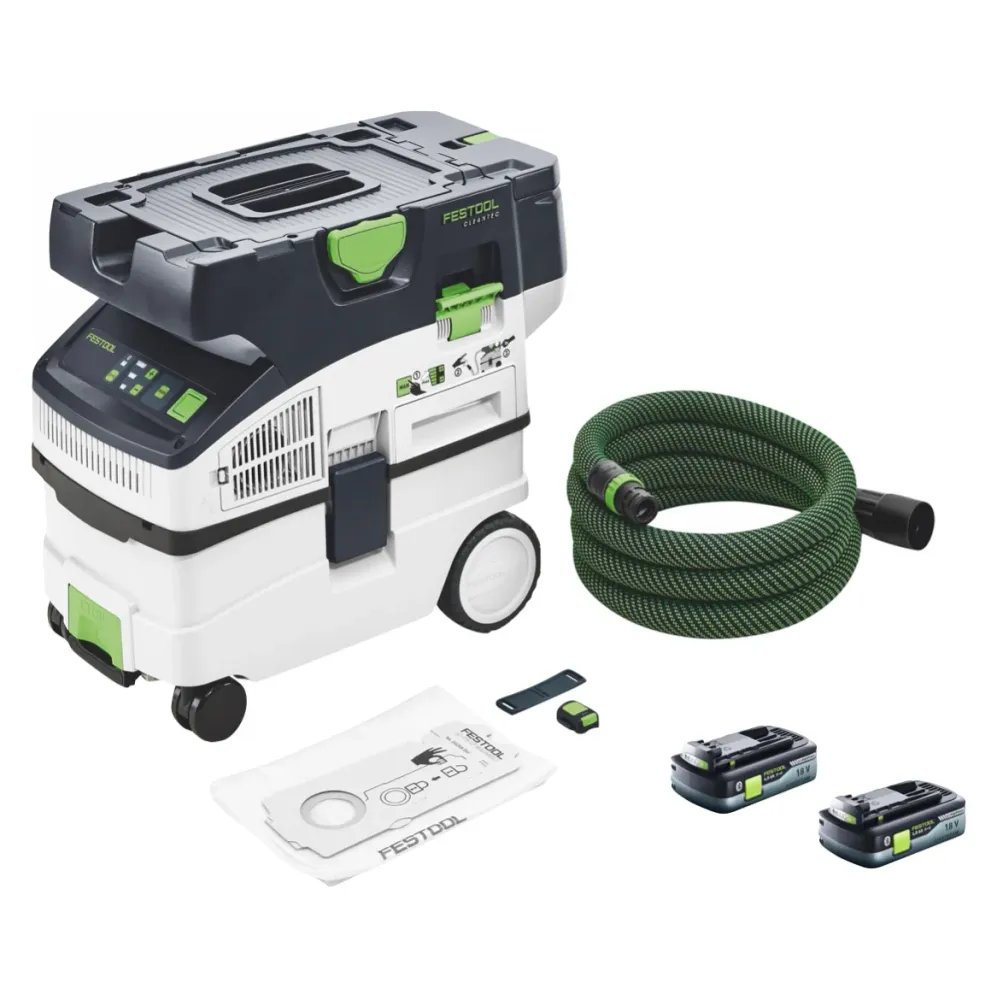 Festool CTLC MIDI akumulatorowy odkurzacz mobilny 36 V ( 2x 18 V ) klasa pyłu L + 2x akumulator 4,0 Ah - bez ładowarki